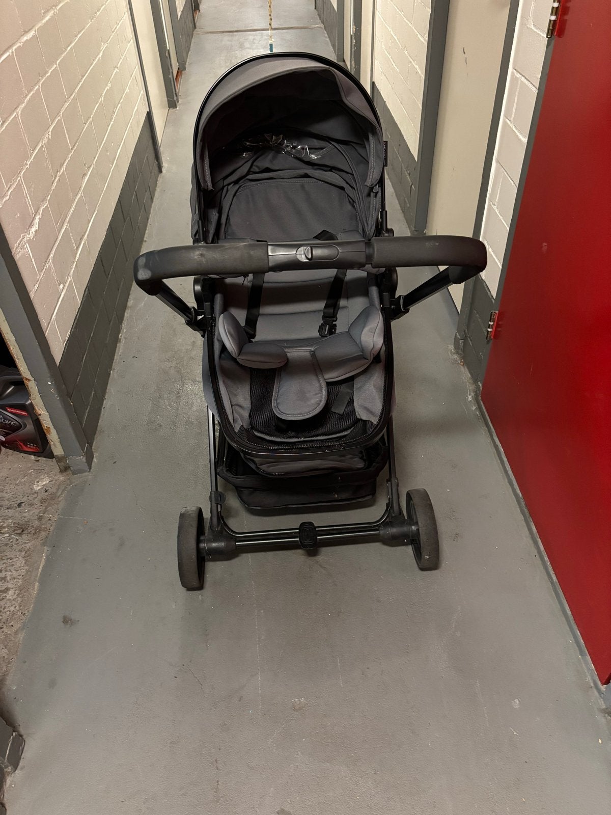 kinderwagen - Zo goed als nieuw, Zo goed als nieuw, Kinderwagen, Overige merken, Verstelbare duwstang