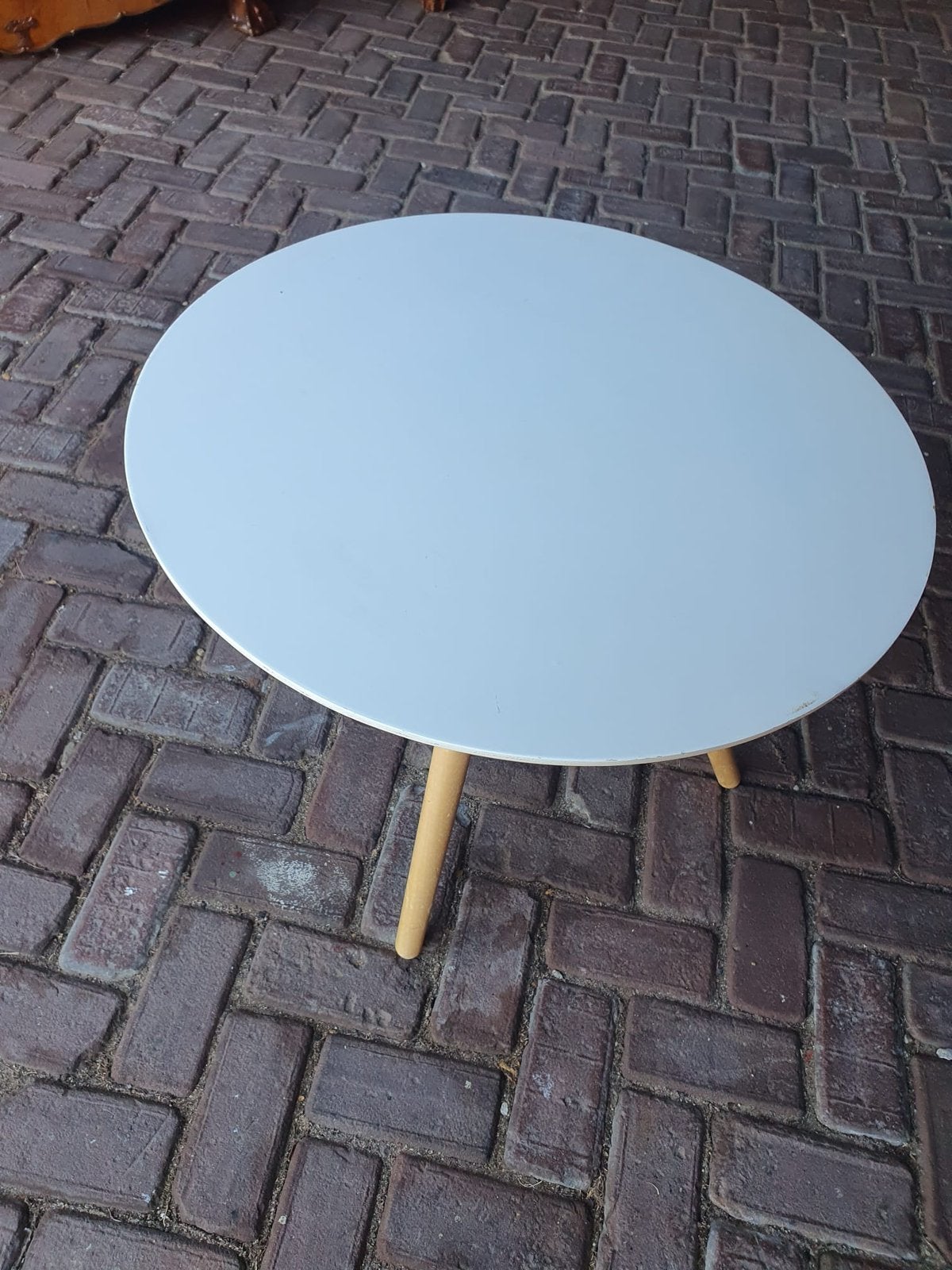 Salon tafeltje, Ophalen, Zo goed als nieuw, Rond, 50 tot 100 cm