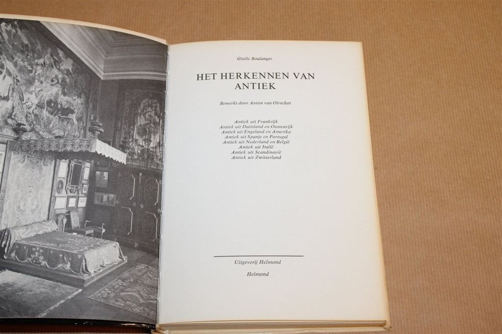 Het Herkennen van Antiek — Naslagwerk 1970, Antiek en Kunst, Ophalen of Verzenden