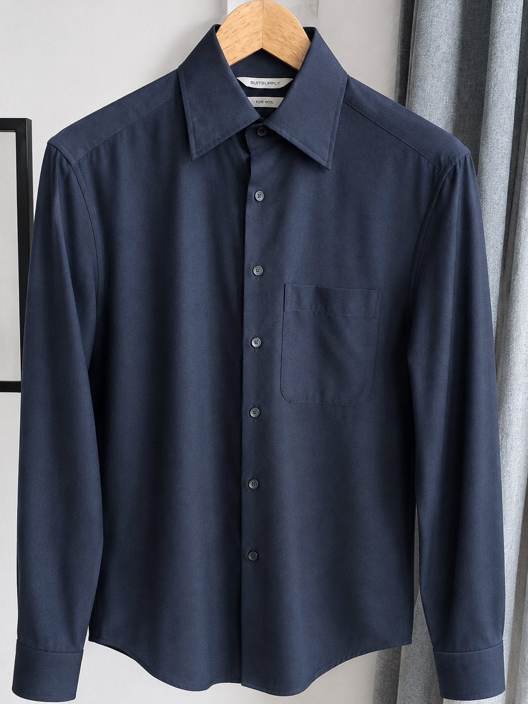 Suitsupply overhemd donkerblauw 38 - nieuw!, Kleding | Heren, Overhemden, Blauw, Halswijdte 38 (S) of kleiner, Ophalen of Verzenden