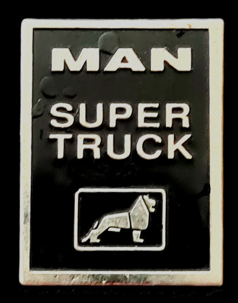 M.A.N. Super Truck pin- grijs, Verzenden, Nieuw, Transport, Speldje of Pin