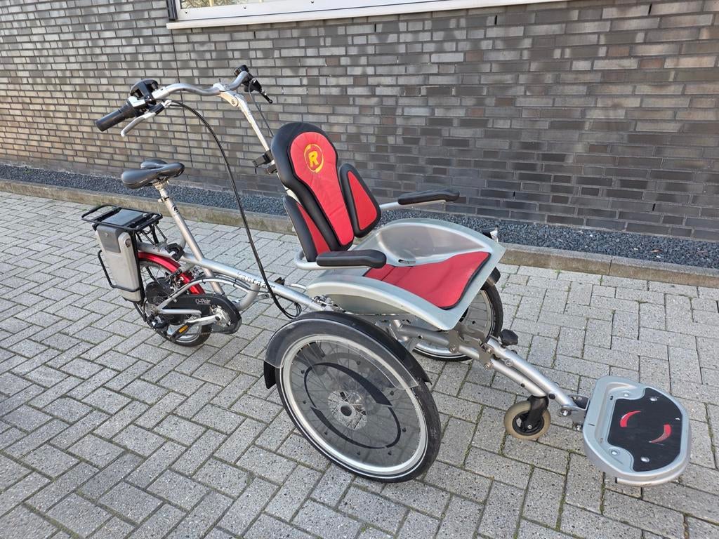 Elektrische van raam o-pair rolstoelfiets, Fietsen en Brommers, Fietsen | Driewielfietsen, Ophalen, Gebruikt, VAN RAAM
