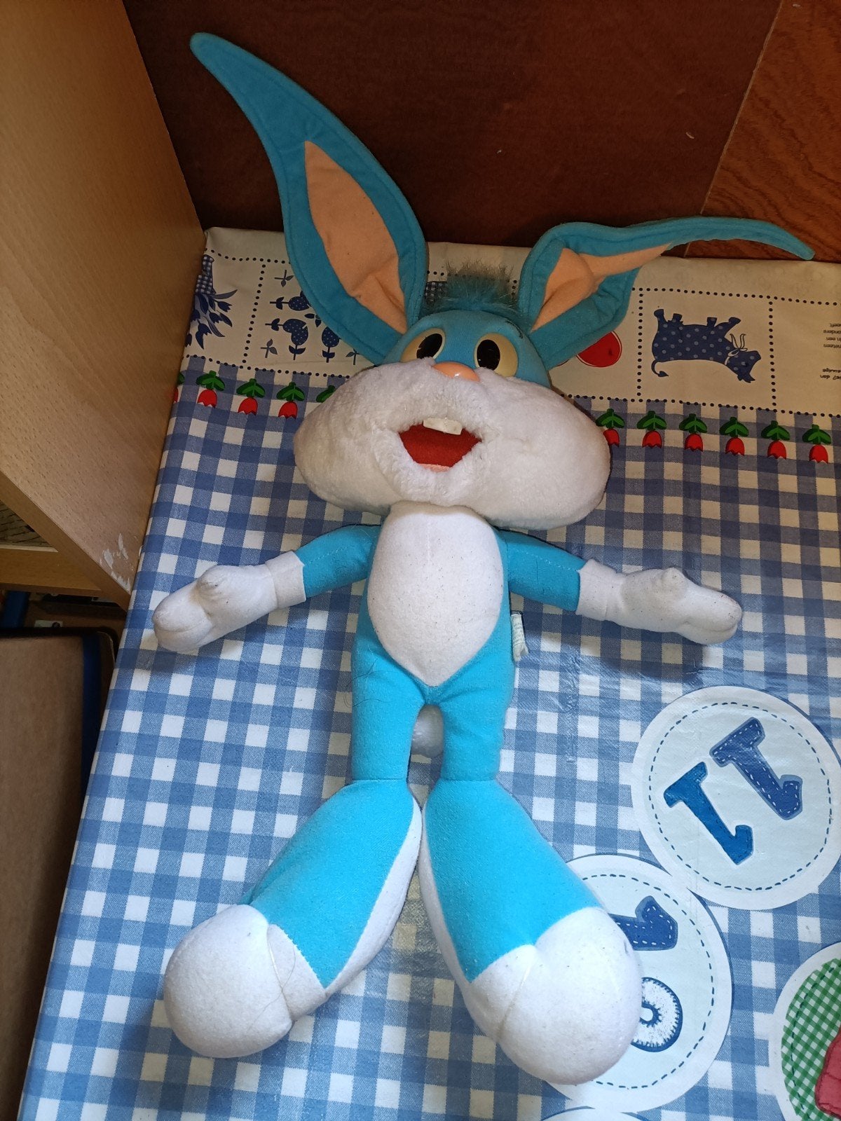 Buster Bunny knuffel Warner Bros 1991 Tiny Toon Adventures, Ophalen of Verzenden, Zo goed als nieuw, Overige typen
