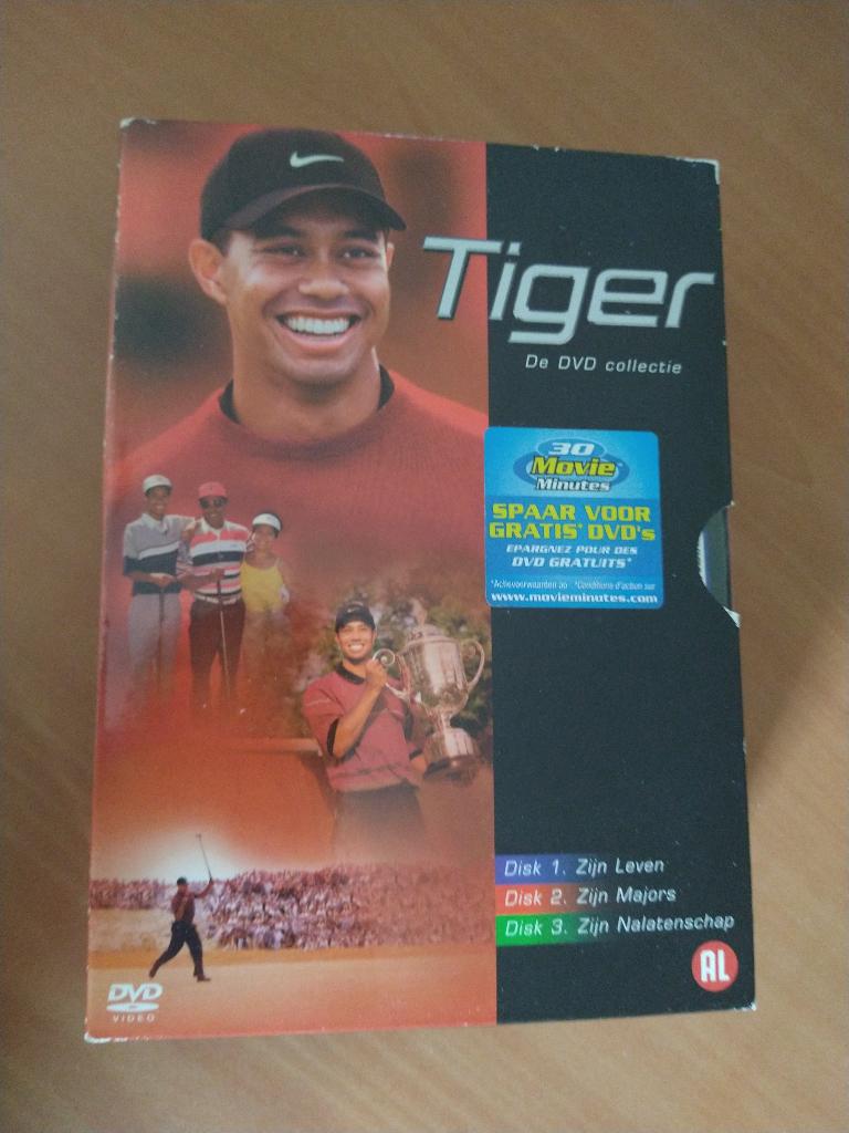 3-DVD-box Tiger Woods, Cd's en Dvd's, Dvd's | Sport en Fitness, Cursus of Instructie, Alle leeftijden, Ophalen of Verzenden, Zo goed als nieuw