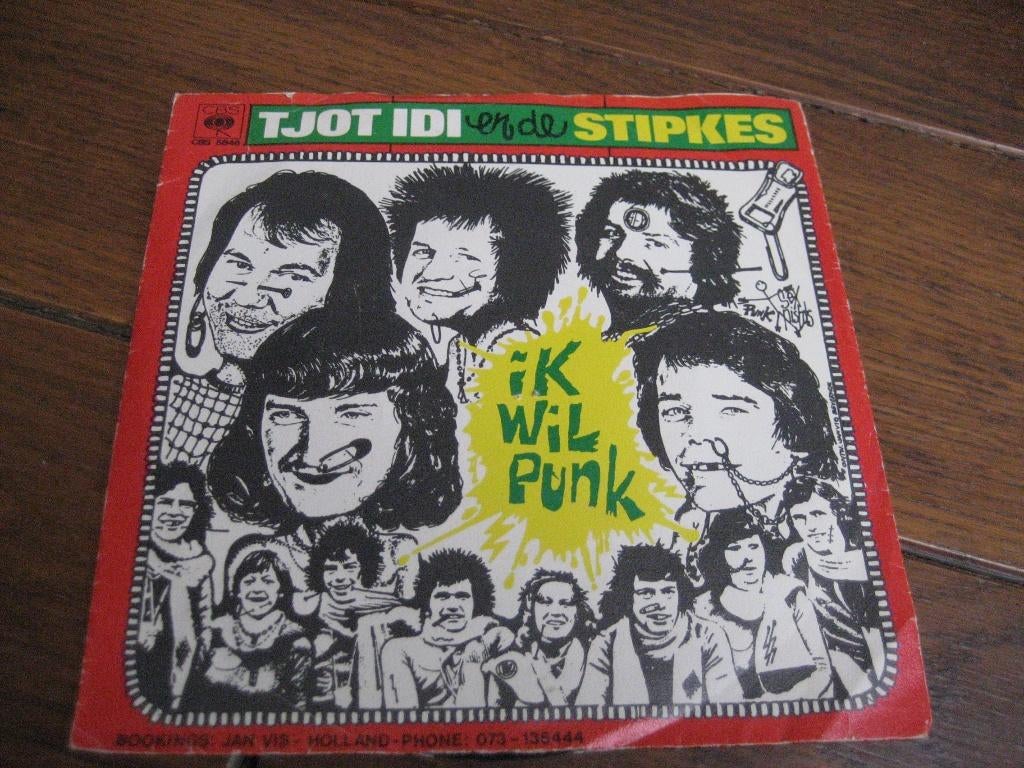 Tjot idi en de stipkes ik wil punk, 7 inch, Single, Ophalen of Verzenden, Zo goed als nieuw