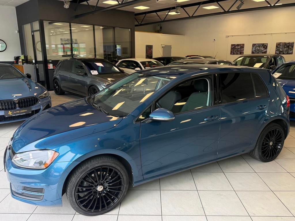 Volkswagen GOLF 1.8TSI BJ.2017 Automaat & Camera!, Automaat, Gebruikt, Blauw, Automatische klimaatregeling