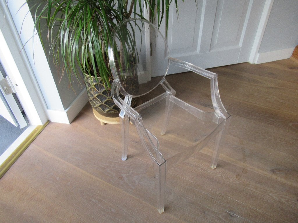 Doorzichtige Lou Lou Ghoost stoel By Kartell kinderstoel, Huis en Inrichting, Stoelen, Kunststof, Overige kleuren, Ophalen of Verzenden