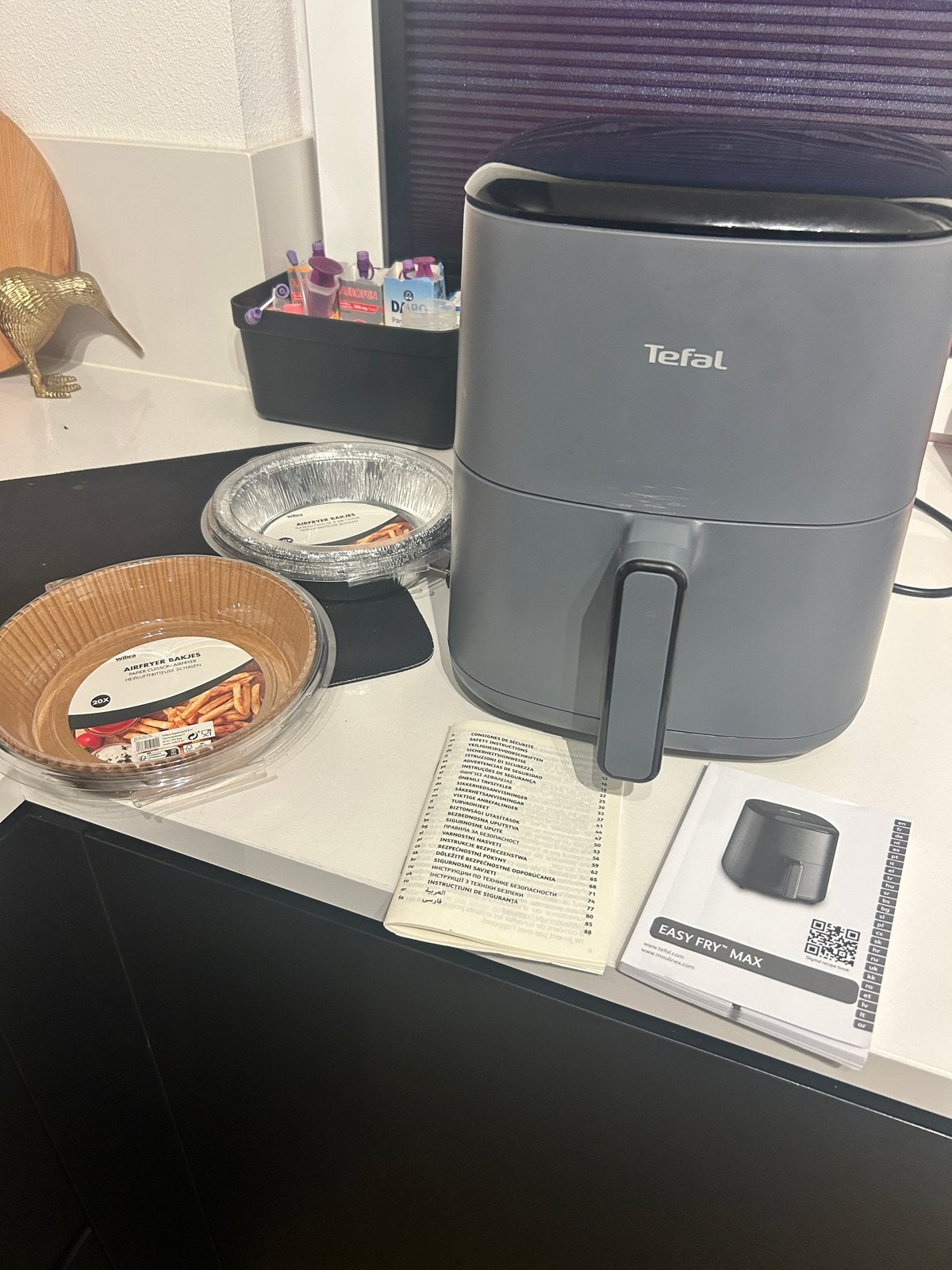 Tefal Airfryer LF19-P, Ophalen, Zo goed als nieuw, Airfryer, 1000 t/m 1499 gram