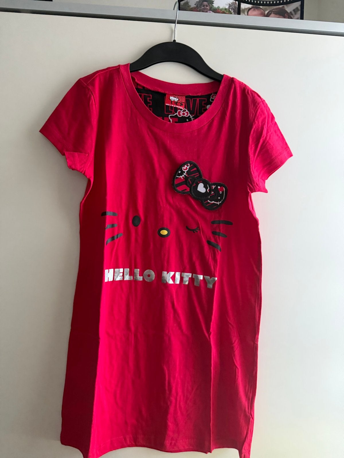 Hello Kitty jurk / lange shirt  rood  maat M, Maat 38/40 (M), Nieuw, Ophalen of Verzenden, Roze