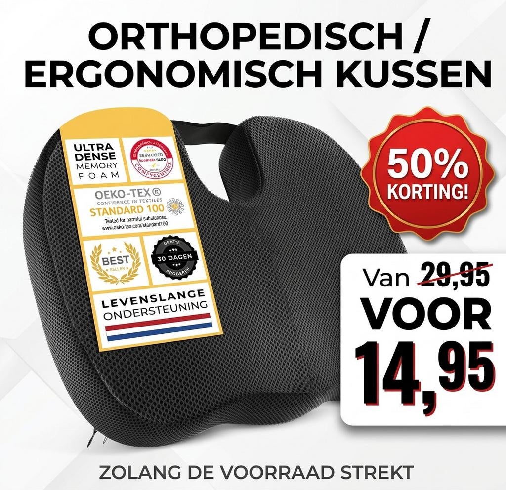 Ergonomisch/Orthopedisch Zitkussen. NIEUW, Diversen, Verpleegmiddelen, Ophalen of Verzenden