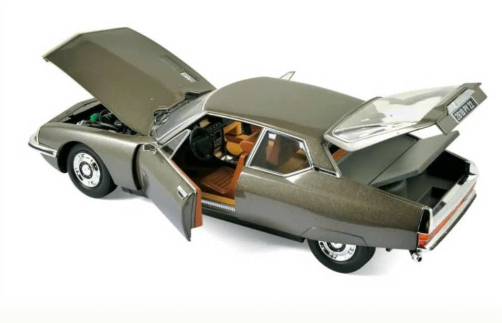 Citroen SM 1971 Scarabee Bruin schaal 1/18 NOREV ref. 181583, Hobby en Vrije tijd, Verzenden, Nieuw, Auto, Norev