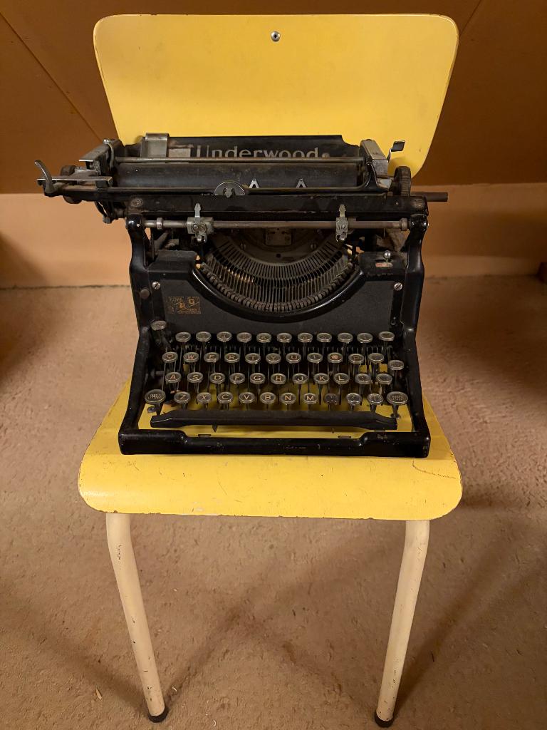 Underwood typemachine, Diversen, Typemachines, Ophalen, Gebruikt