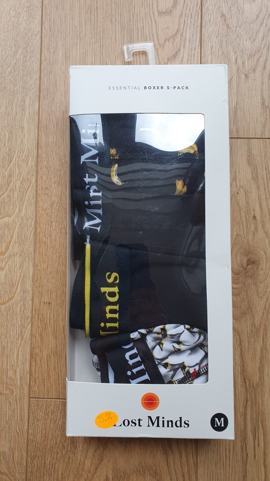 Boxer 5-pack, maat M, Essential - Lost Minds, Kleding | Heren, Ophalen of Verzenden, Zwart, Essential - Lost Minds, Boxer