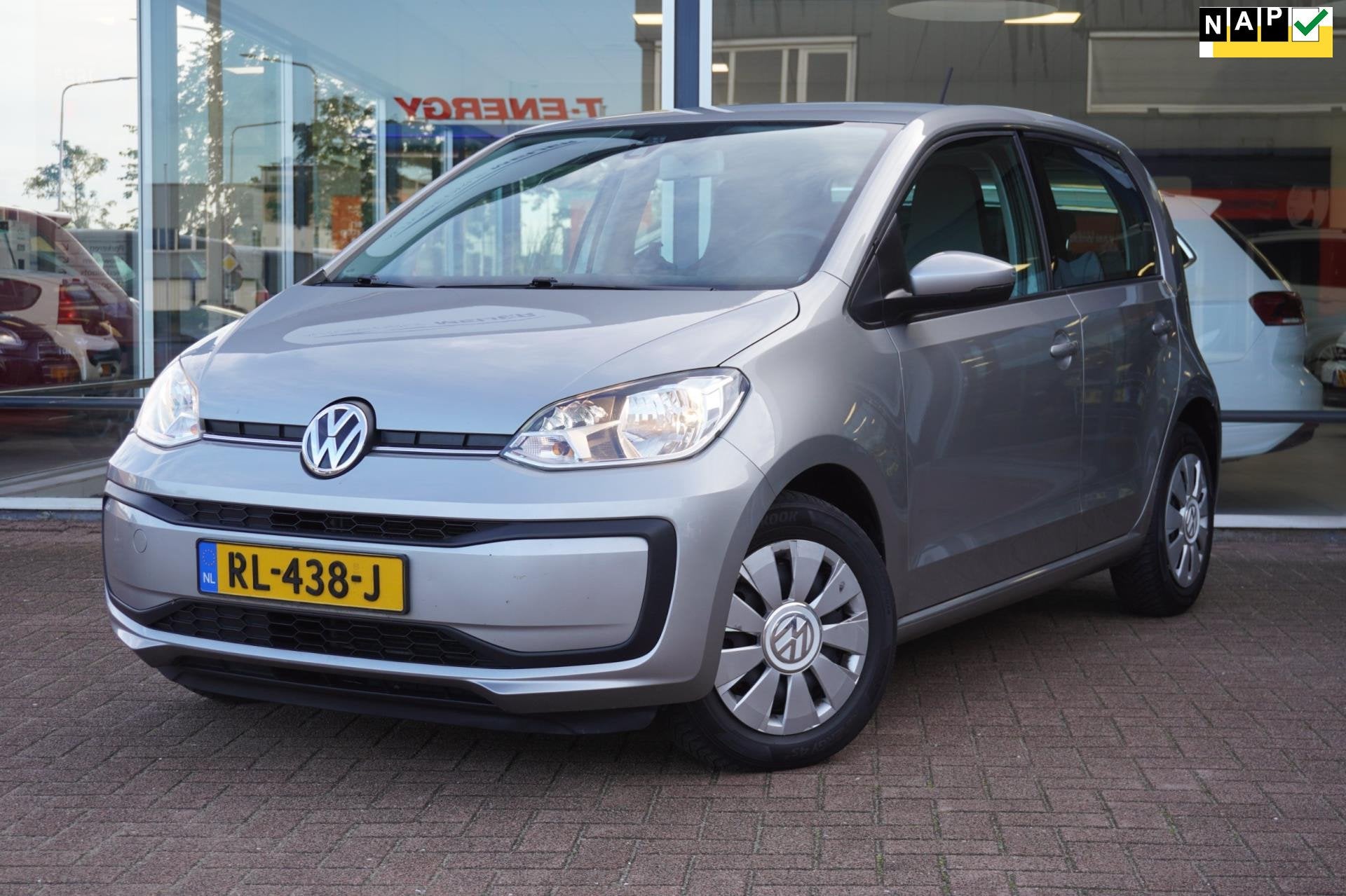 Volkswagen Up! 1.0 BMT move up! 5deurs | Airco | Bluetooth |, Auto's, Volkswagen, Dealer onderhouden, Stof, Gebruikt, Origineel Nederlands
