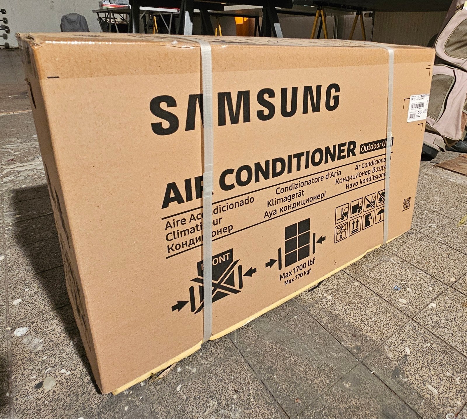 Nieuwe Samsung AR12TXFCAWKXEU BUITENUNIT, Witgoed en Apparatuur, Airco's, Nieuw, Wandairco, 60 tot 100 m³, 3 snelheden of meer