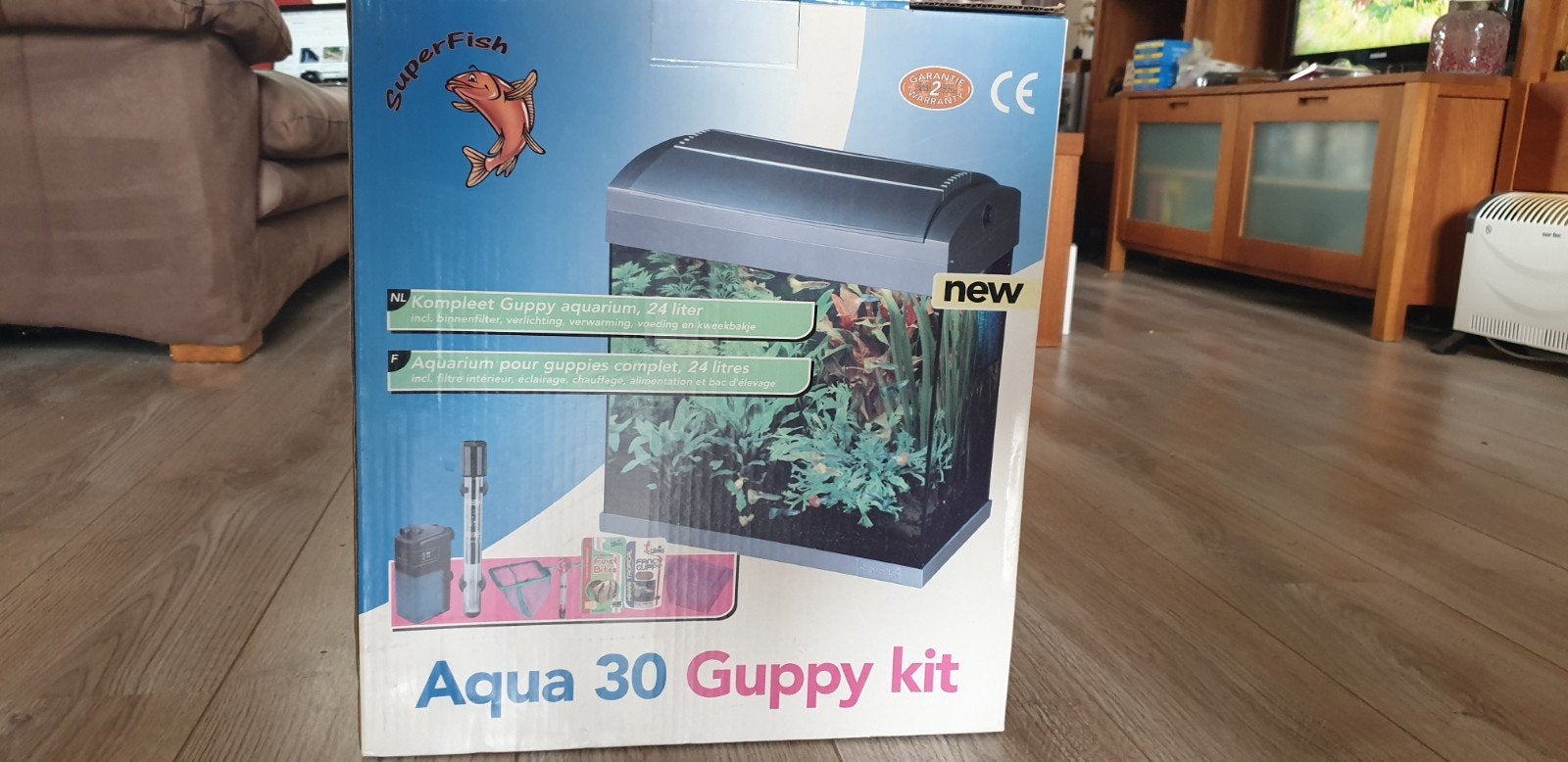 SuperFish Aqua 30, Dieren en Toebehoren, Vissen | Aquaria en Toebehoren, Ophalen, Nieuw, Leeg aquarium, Superfish