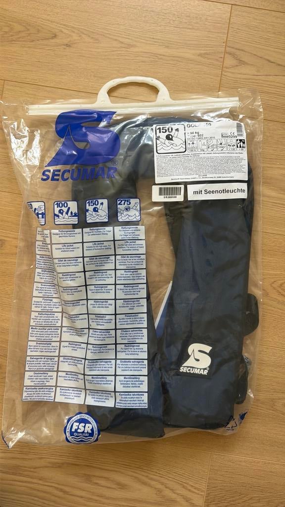 Secumar Golf 150 reddingsvest, Watersport en Boten, Watersportkleding, Ophalen of Verzenden, Nieuw, Dame of Heer, Reddingsvest of Zwemvest