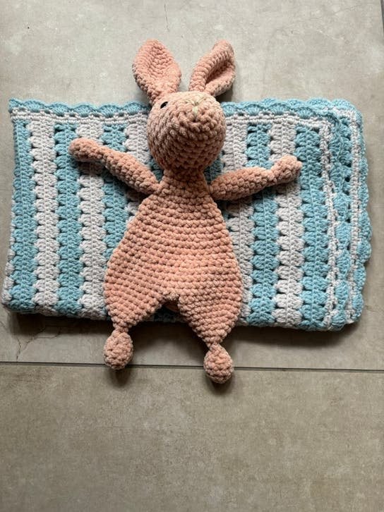 Handgemaakt dekentje ~leuk voor het wiegje of de kinderwagen, Ophalen of Verzenden, Nieuw