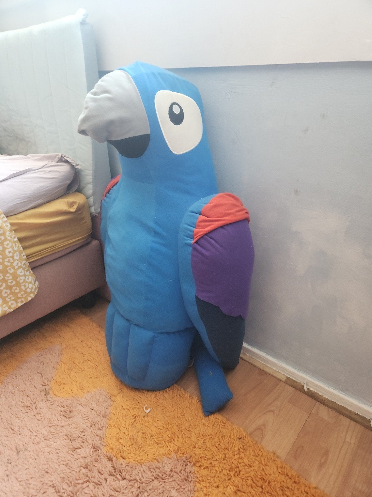 Grote LEGO papegaai knuffel uit Legoland, Overige merken, Overige karakters, Overige typen, Blauw