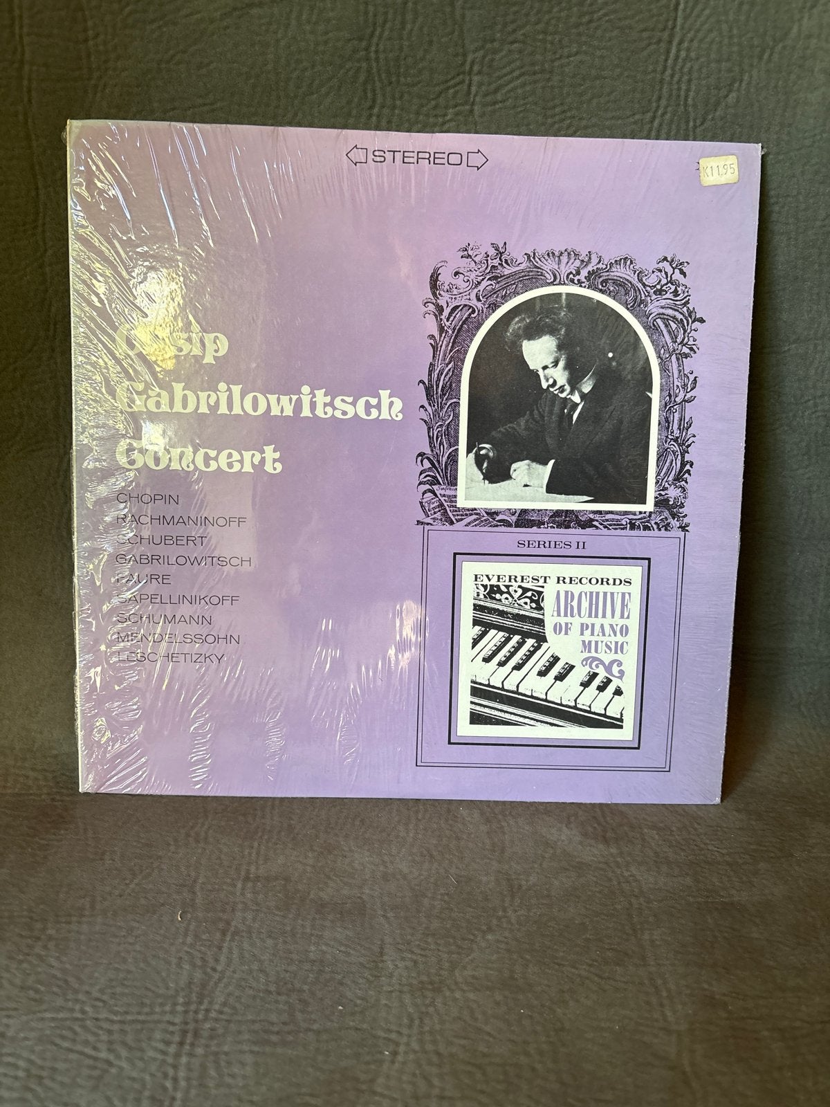 LP Ossip Gabrilowitsch Concert - Everest Records, Chopin, Ophalen of Verzenden, Romantiek, Inclusief boekje