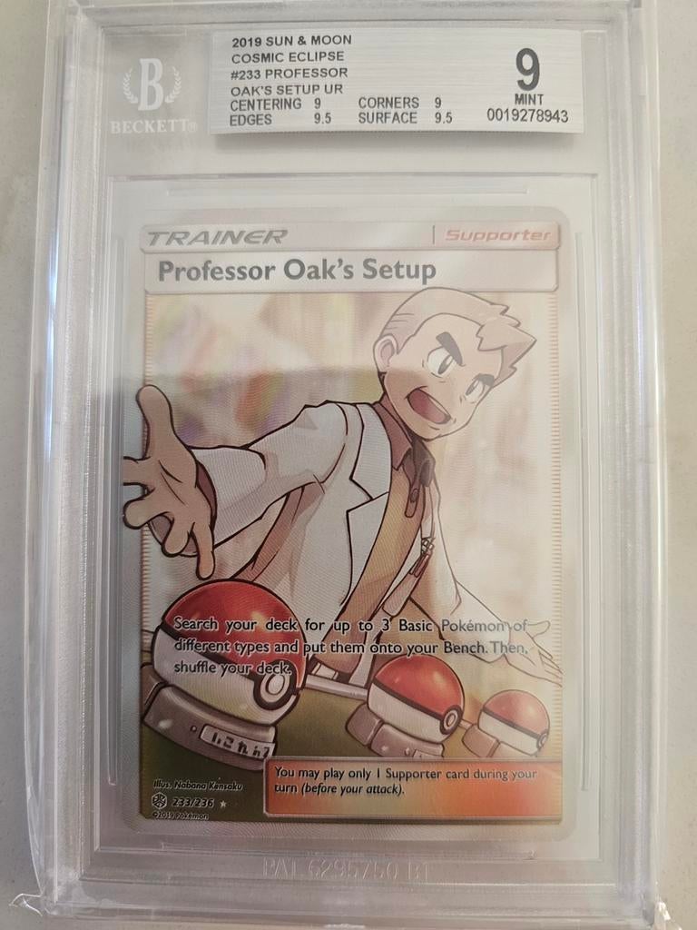 Professor Oak's Setup 233/236 Cosmic Eclipse BGS 9, Ophalen of Verzenden, Zo goed als nieuw, Losse kaart