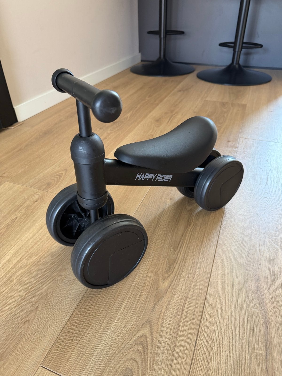 Happy Rider Loopfiets - Zwart, Ophalen, Gebruikt, Loopfiets