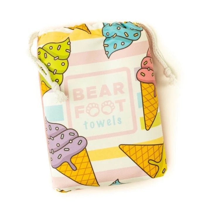 Microvezel strandhanddoek van Bearfoot - diverse prints, Ophalen of Verzenden, Nieuw
