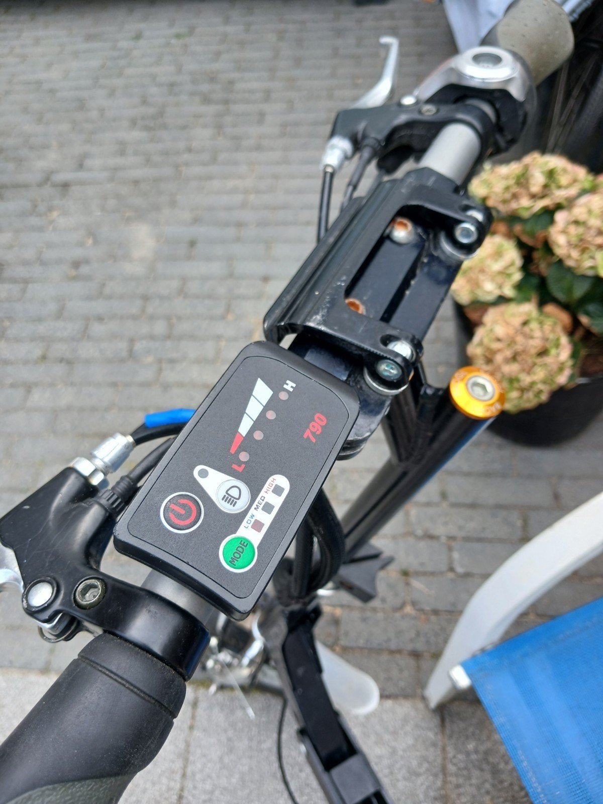 Opvouwbare elektrische fiets - Zwart - Storm, Fietsen en Brommers, Ophalen, Gebruikt, Overige merken