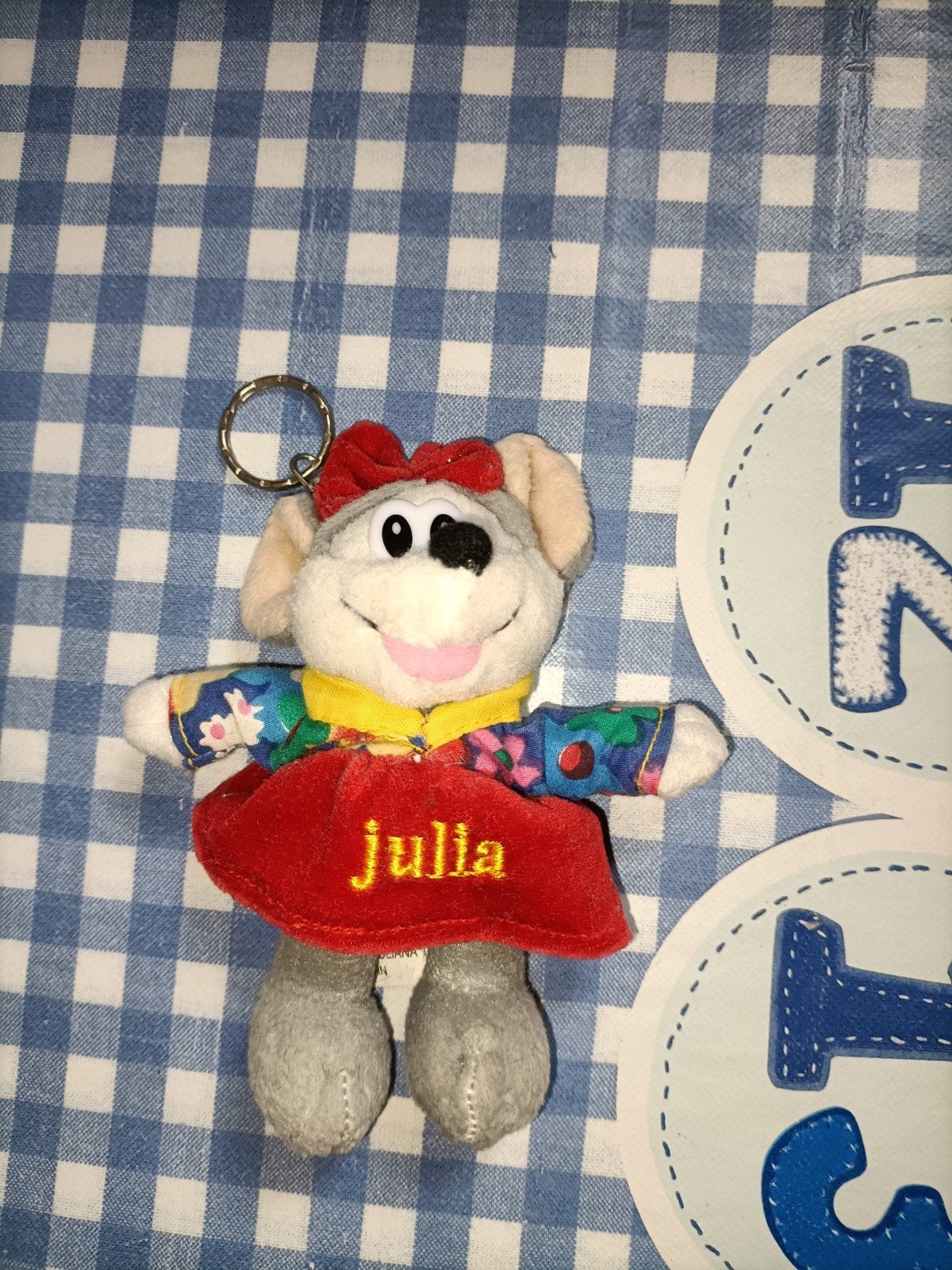 Julia sleutelhanger knuffeltje Julianatoren 13 cm groot, Ophalen of Verzenden, Zo goed als nieuw, Overige typen