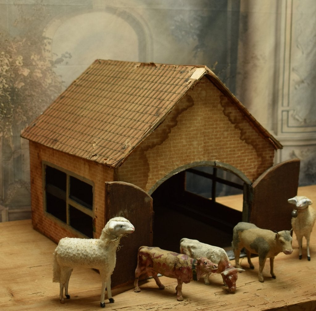 Oude Houten Stal {kerst} "Uit Aletta's Tijd", Ophalen of Verzenden