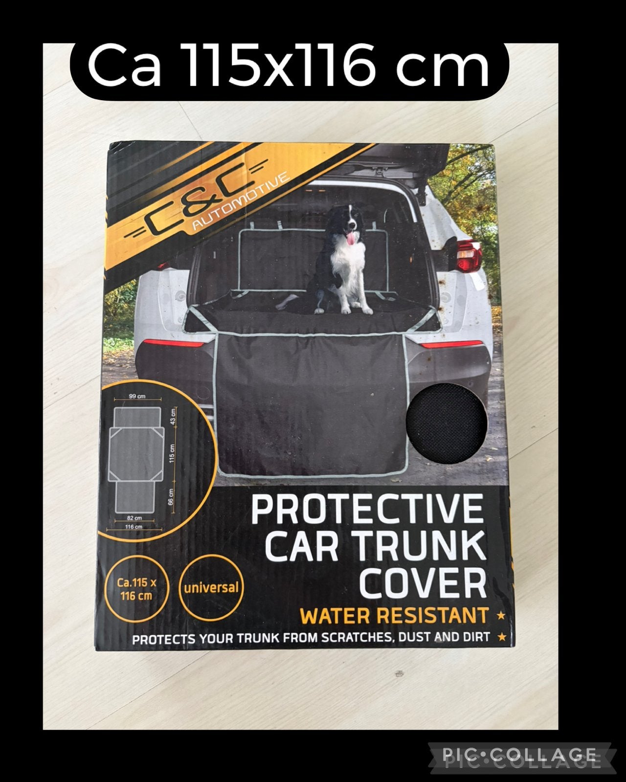 C&C Automotive Universele Kofferbakbeschermer 115x116 cm, Ophalen, Nieuw