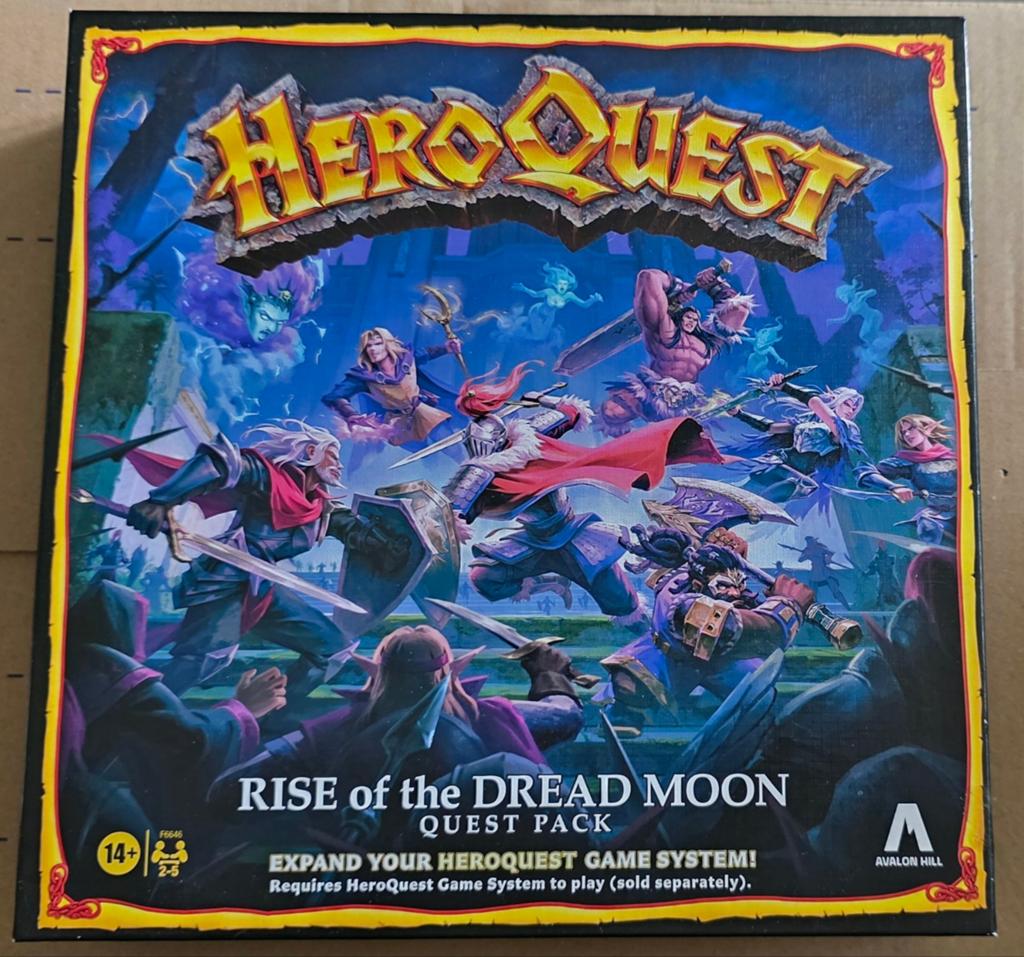 HeroQuest – Rise of the Dread Moon, Hobby en Vrije tijd, Gezelschapsspellen | Bordspellen, Ophalen of Verzenden, Zo goed als nieuw