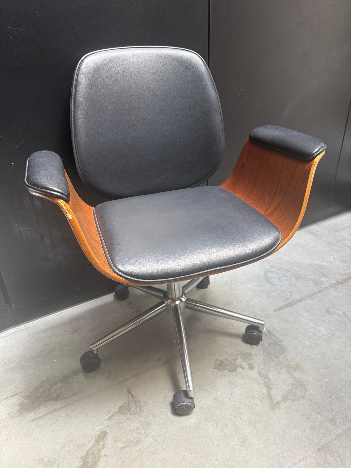 Bureaustoel   Eames look, Ophalen, Gebruikt, Zwart, Bureaustoel