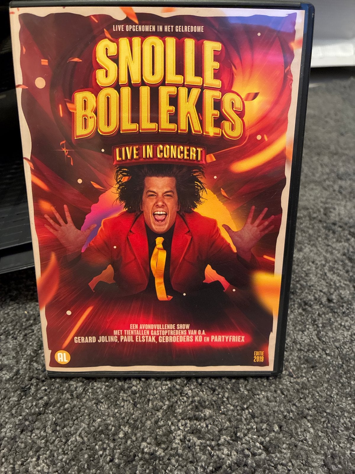 Snollebollekes Live in Concert DVD - Editie 2019, Alle leeftijden, Zo goed als nieuw, Concert, Inclusief doosje