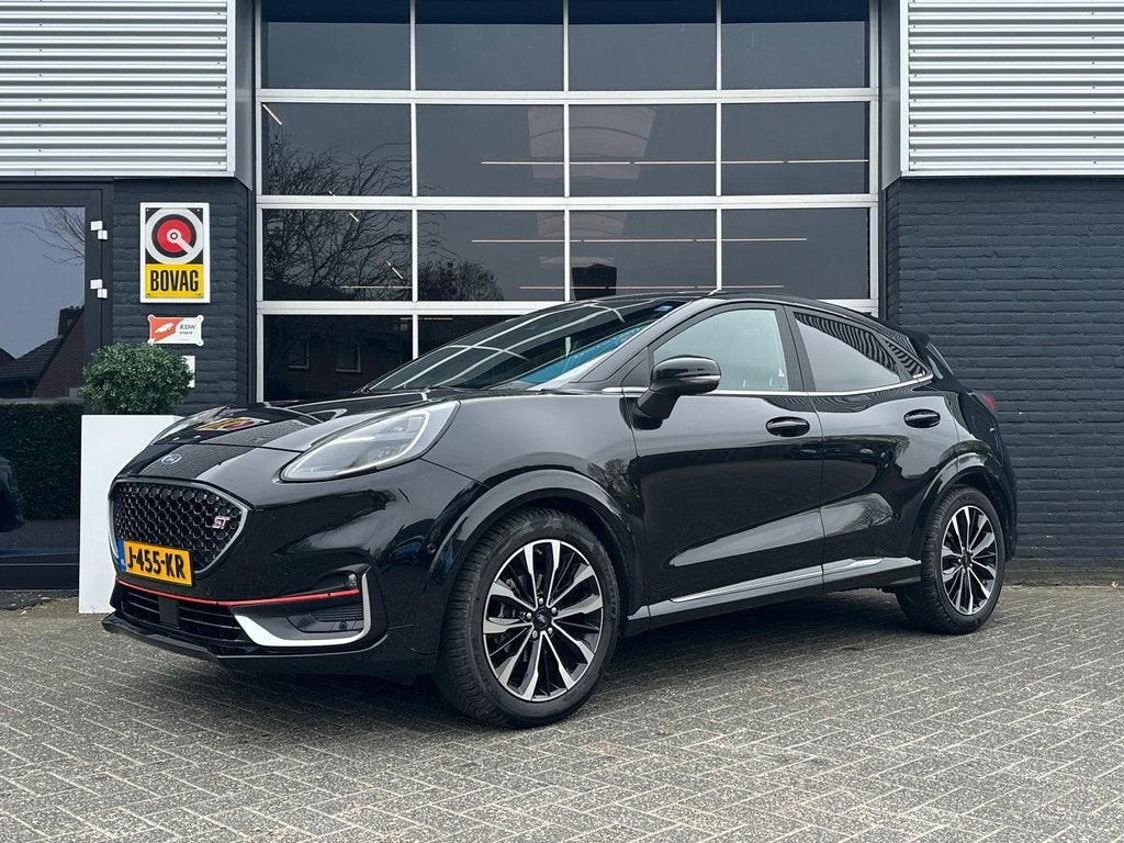 Ford Puma 1.0 ST-Line X Vignale Automaat, Pano, Virtual Cock, Auto's, 1226 kg, Zwart, Bedrijf, 3 cilinders