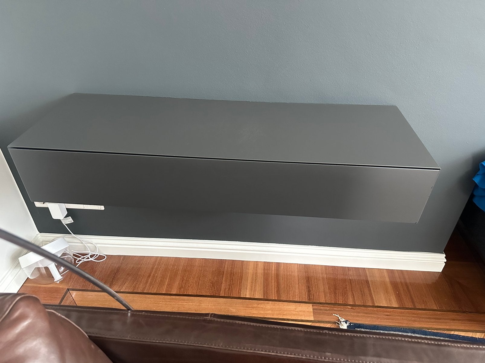 Pastoe Vision elements 108 cm wandgemonteerd kast antraciet, Ophalen, Gebruikt