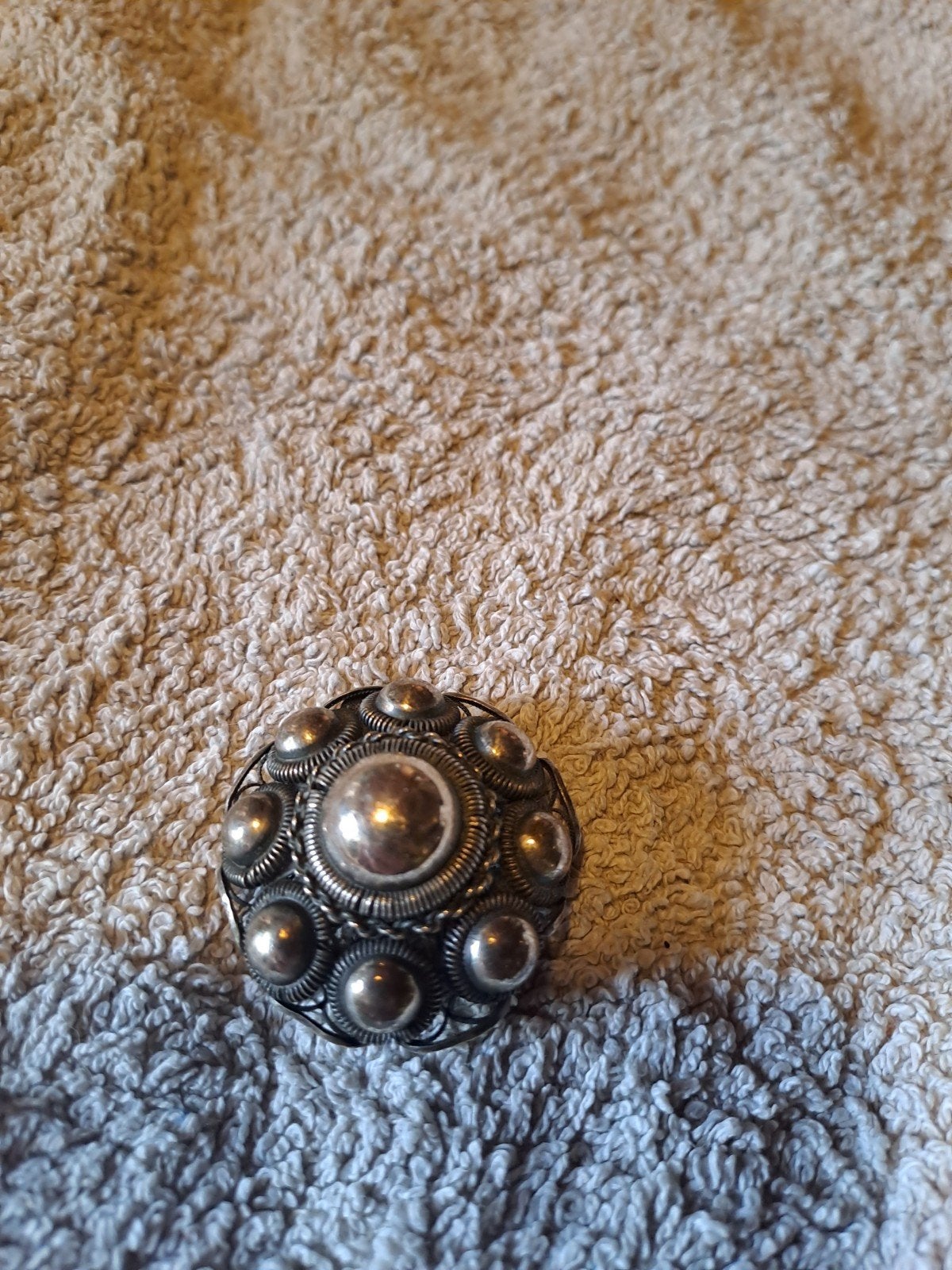 Vintage Zilveren Filigraan Broche, Antiek en Kunst, Ophalen of Verzenden