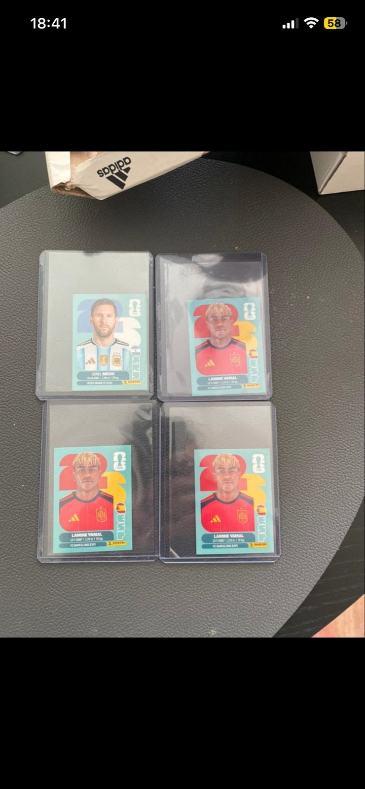 Panini WK 2026 Messi & Lamine Yamal kaarten, Verzamelen, Ophalen of Verzenden, Zo goed als nieuw, Buitenlandse clubs, Spelerskaart