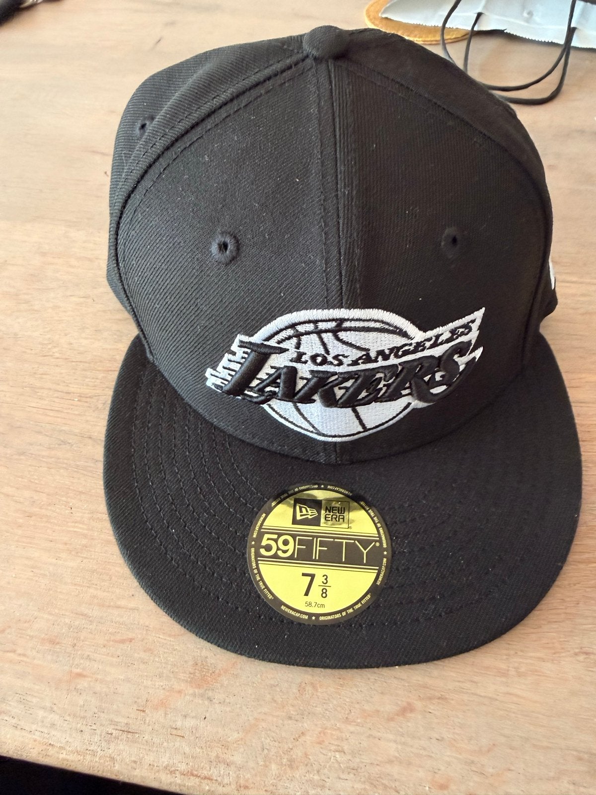New Era Los Angeles Lakers Pet - Zwart, Maat 58.7cm, Ophalen of Verzenden, Nieuw, Pet