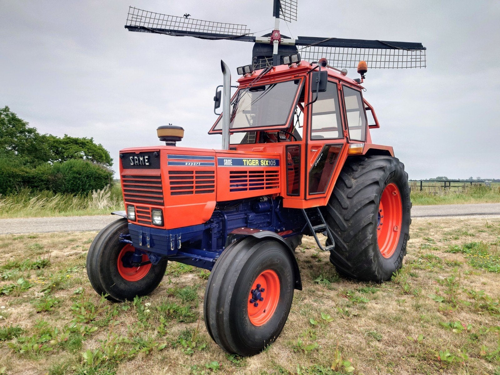 Same Tiger Six 105 met Hercules 160 motor, Ophalen, Gebruikt, 120 tot 160 Pk, Same