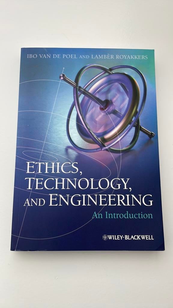 Ethics, Technology and Engineering, Ophalen of Verzenden, Beta, Zo goed als nieuw, WO