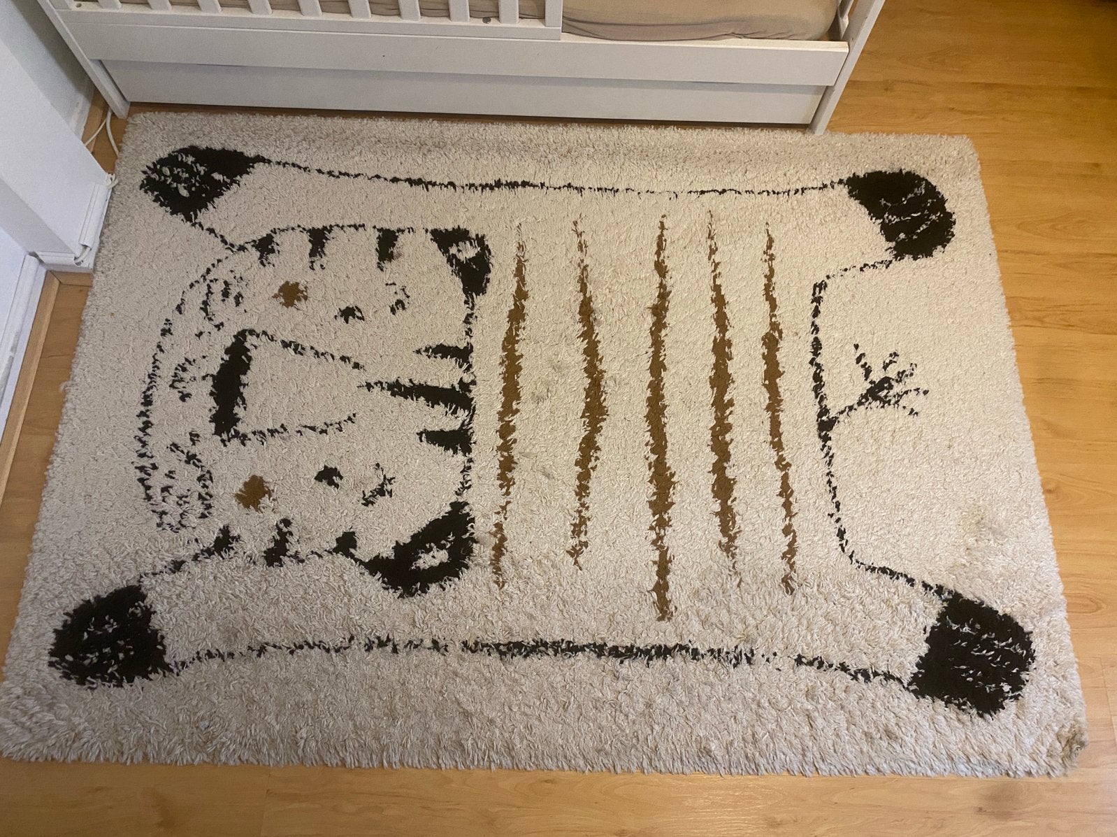 Vloerkleed 170 x 140 kinderkamer, Ophalen, Gebruikt, 100 tot 150 cm, 150 tot 200 cm