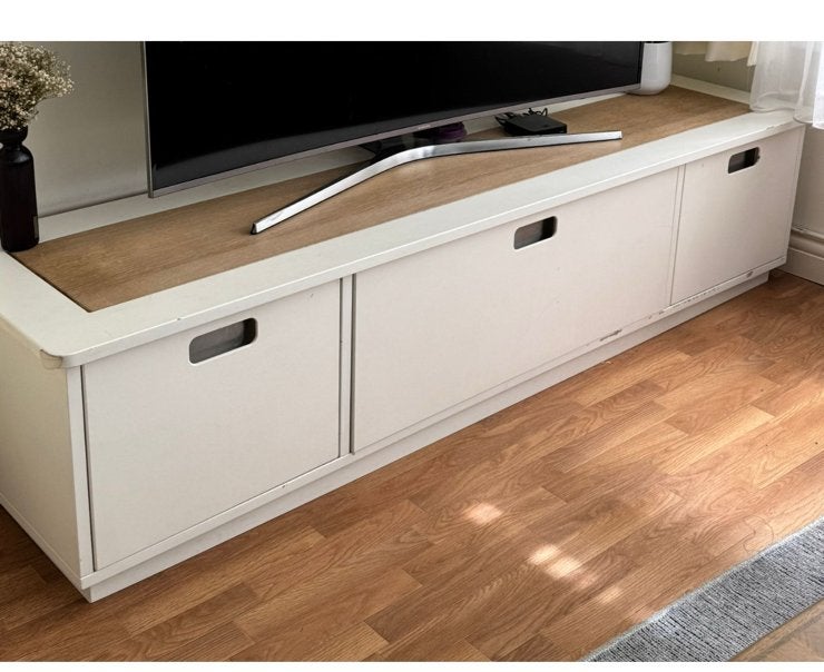 Tv meubel, Ophalen, 150 tot 200 cm, Zo goed als nieuw, Minder dan 100 cm