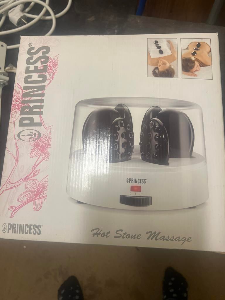 Princess Hotstone Massage Apparaat - Ontspanning Thuis, Ophalen of Verzenden, Nieuw, Hotstone