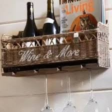Riviera Maison rattan wijnrek Wine & More, Huis en Inrichting, Woonaccessoires | Overige, Ophalen of Verzenden, Zo goed als nieuw