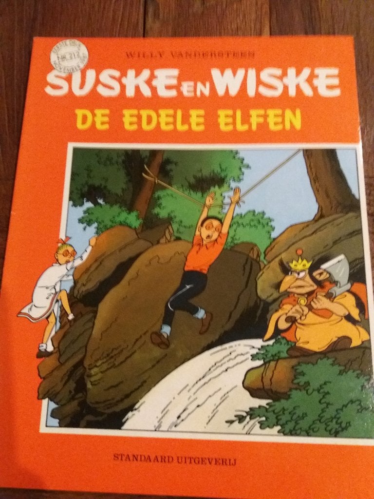 Suske en Wiske De edele elfen nr: 212 ( Jola ), Verzenden, Willy Vandersteen, Eén stripboek, Zo goed als nieuw
