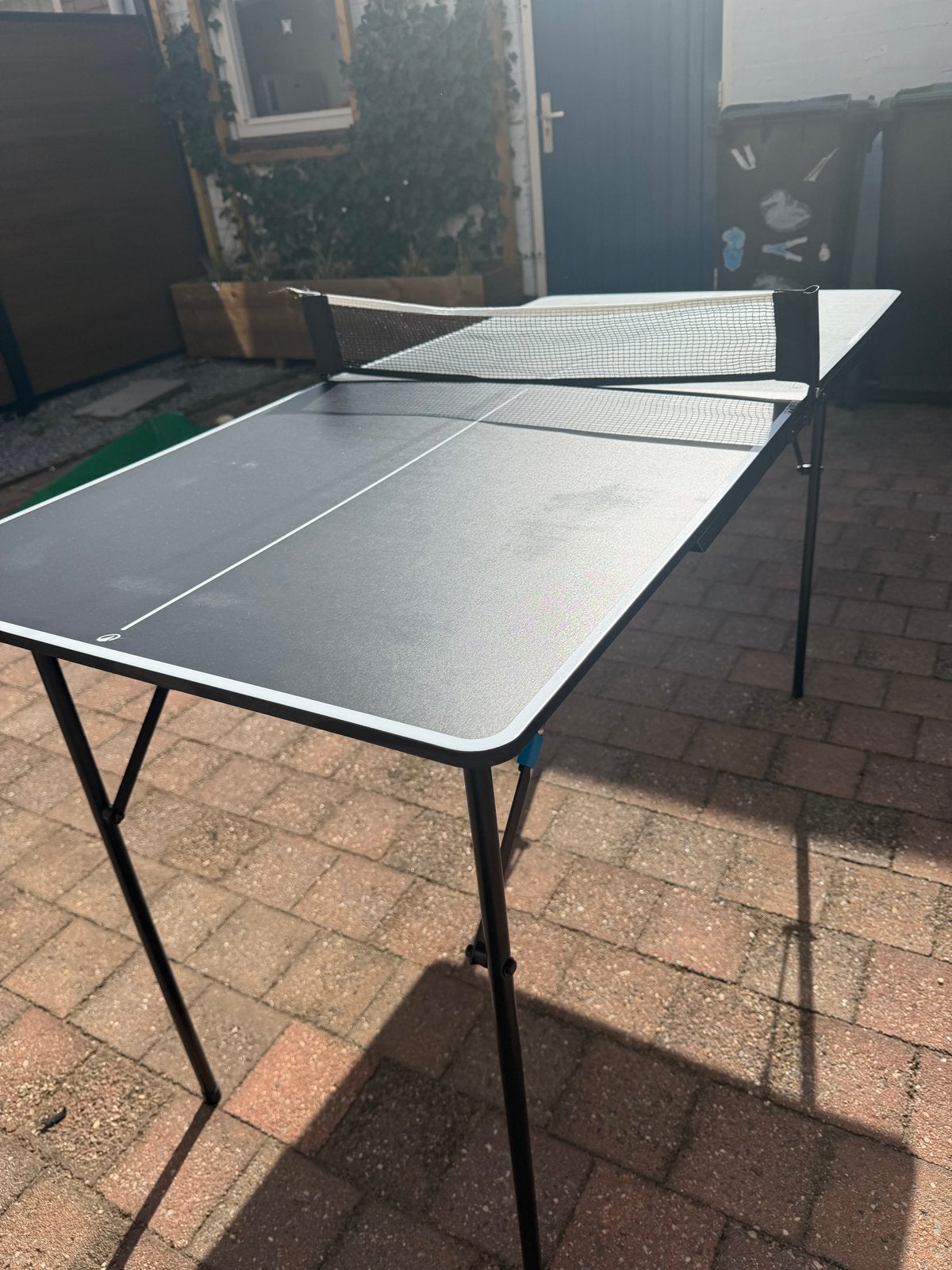 Indoor pingpongtafel - PPT130S, Sport en Fitness, Ophalen, Zo goed als nieuw, Tafel Indoor, Inklapbaar