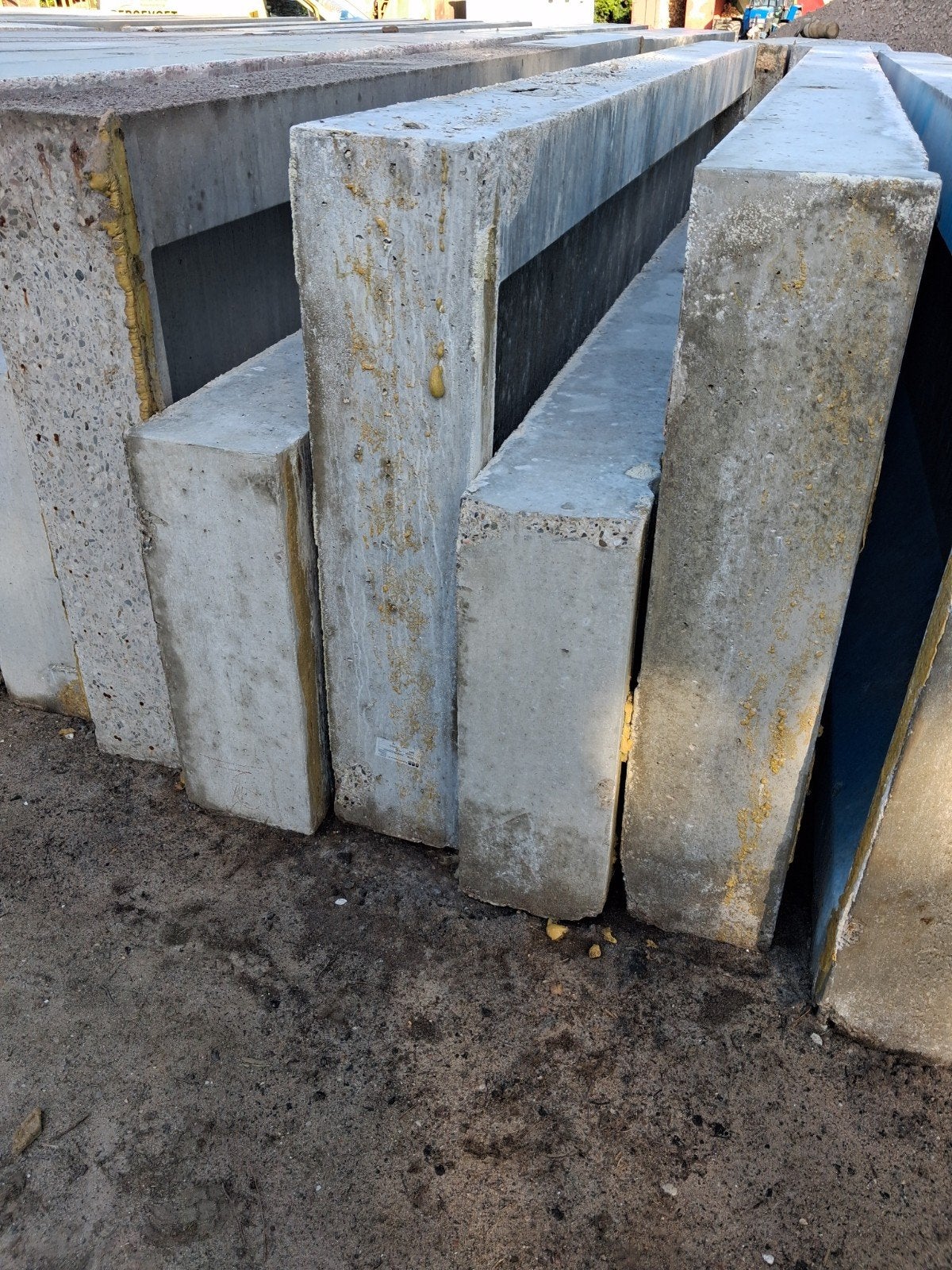 Grote partij silowanden beton, Ophalen, Beton, Overige typen