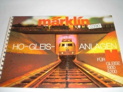 Marklin Banenboek voor M-rails 0390, Wisselstroom, Zo goed als nieuw, Märklin, Boek, Tijdschrift of Catalogus