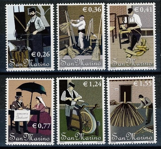 San Marino 2038/43 2002 postfris, Ophalen of Verzenden, Postfris